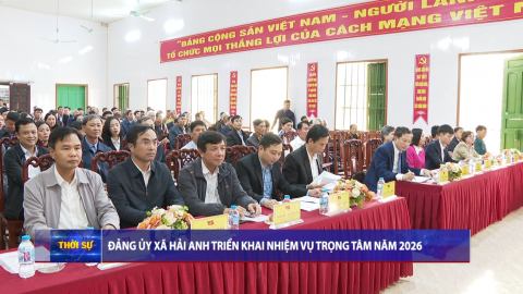 Đảng ủy c&aacute;c phường, x&atilde; triển khai nhiệm vụ năm 2026