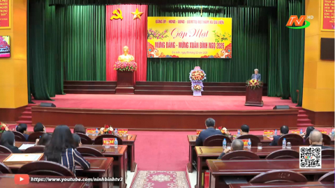 Gia Viễn gặp mặt mừng Đảng, mừng xu&acirc;n B&iacute;nh Ngọ