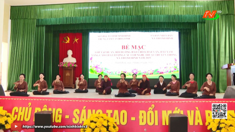 N&acirc;ng cao chất lượng sinh hoạt văn h&oacute;a, văn nghệ ở cơ sở