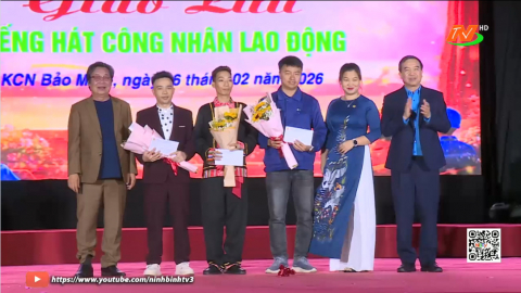 Giao lưu tiếng h&aacute;t c&ocirc;ng nh&acirc;n lao động