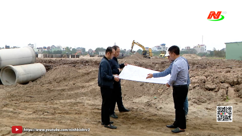 Nhộn nhịp kh&iacute; thế thi c&ocirc;ng tại khu d&acirc;n cư tập trung Lương X&aacute;