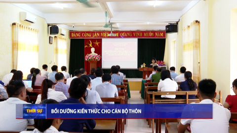 Bồi dưỡng kiến thức cho c&aacute;n bộ th&ocirc;n