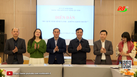 Diễn đ&agrave;n du lịch Ninh B&igrave;nh xanh - Kh&ocirc;ng kh&oacute;i thuốc