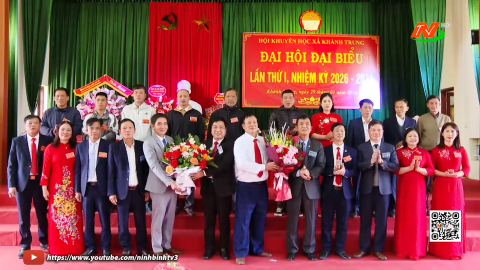 Đại hội đại biểu Hội Khuyến học x&atilde; Kh&aacute;nh Trung, nhiệm kỳ 2026 - 2031