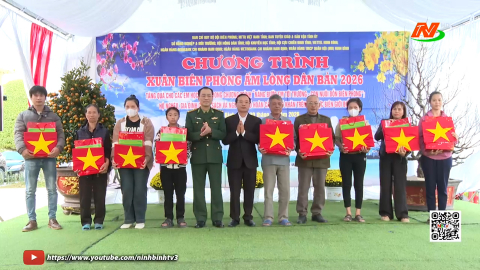 Chương tr&igrave;nh xu&acirc;n Bi&ecirc;n ph&ograve;ng ấm l&ograve;ng d&acirc;n bản