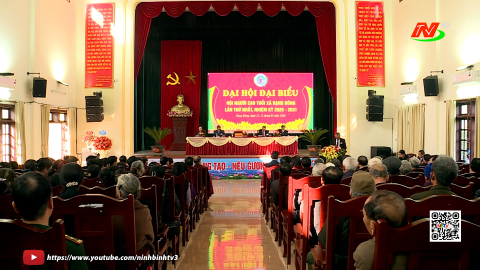 Đại hội đại biểu Hội Người cao tuổi x&atilde; Rạng Đ&ocirc;ng nhiệm kỳ 2026-2031