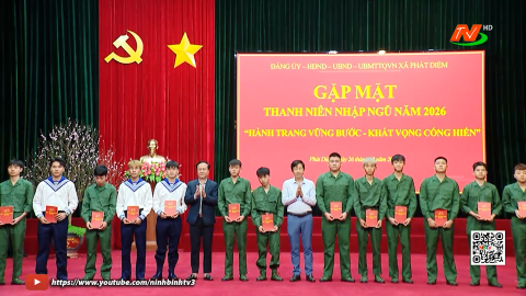 Ph&aacute;t Diệm gặp mặt thanh ni&ecirc;n nhập ngũ năm 2026