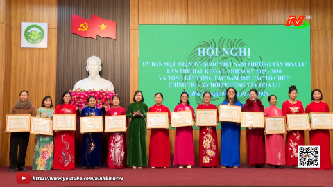 Ủy ban MTTQ Việt Nam phường T&acirc;y Hoa Lư tổng kết c&ocirc;ng t&aacute;c năm 2025