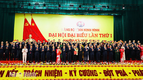 Truyền h&igrave;nh trực tiếp: Khai mạc Đại hội Đại biểu Đảng bộ tỉnh Ninh B&igrave;nh lần thứ I, Nhiệm kỳ 2025 - 2030