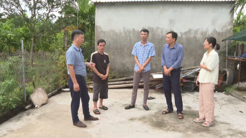Hỗ trợ thiệt hại do dịch bệnh tại x&atilde; Minh Th&aacute;i