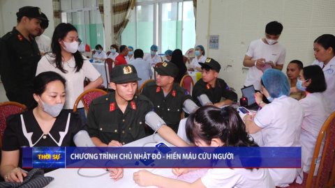 Chương tr&igrave;nh Chủ Nhật Đỏ - Hiến m&aacute;u cứu người