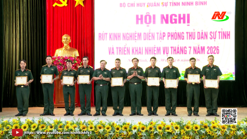 Bộ CHQS tỉnh r&uacute;t kinh nghiệm diễn tập ph&ograve;ng thủ d&acirc;n sự