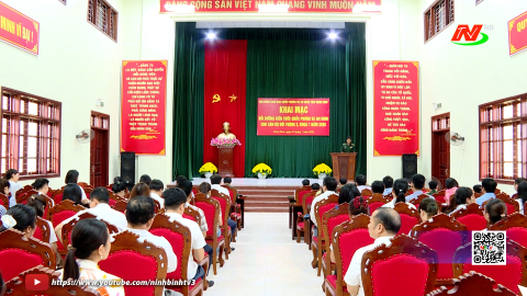 Bồi dưỡng kiến thức Quốc ph&ograve;ng v&agrave; an ninh đối tượng 3