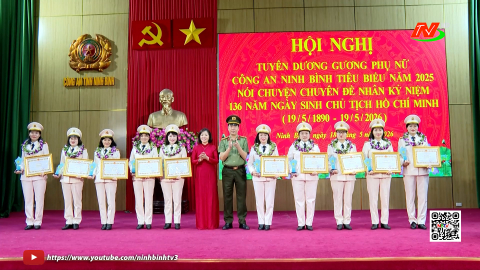 Tuy&ecirc;n dương "Phụ nữ C&ocirc;ng an Ninh B&igrave;nh ti&ecirc;u biểu" năm 2025