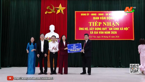 X&atilde; Gia V&acirc;n tiếp nhận ủng hộ x&acirc;y dựng quỹ "An sinh x&atilde; hội" năm 2026