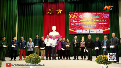 Phường Đ&ocirc;ng Hoa Lư tổ chức chương tr&igrave;nh "Xu&acirc;n đo&agrave;n kết - Tết nghĩa t&igrave;nh"