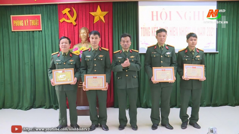 Ph&ograve;ng kỹ thuật, Bộ CHQS tỉnh tổng kết nhiệm vụ năm 2021