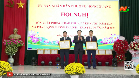 UBND phường Hồng Quang ph&aacute;t động phong tr&agrave;o thi đua năm 2026