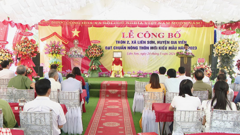 Th&ocirc;n 2, x&atilde; Li&ecirc;n Sơn đạt chuẩn khu d&acirc;n cư n&ocirc;ng th&ocirc;n mới kiểu mẫu