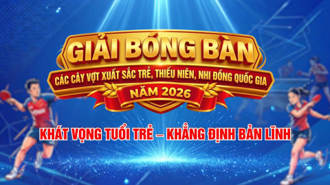 GIẢI B&Oacute;NG B&Agrave;N C&Aacute;C C&Acirc;Y VỢT XUẤT SẮC TRẺ, THIẾU NI&Ecirc;N, NHI ĐỒNG QUỐC GIA NĂM 2026 - Từ ng&agrave;y 29/8 đến 03/9/2026