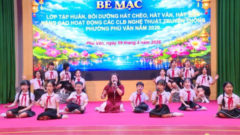 Bế mạc lớp tập huấn nghệ thuật truyền thống