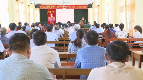 Huyện Y&ecirc;n M&ocirc; bồi dưỡng kiến thức QP&AN cho c&aacute;n bộ đối tượng 4 năm 2024