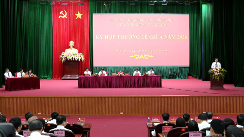Khai mạc Kỳ họp thường lệ giữa năm 2026, HĐND tỉnh kh&oacute;a XVI