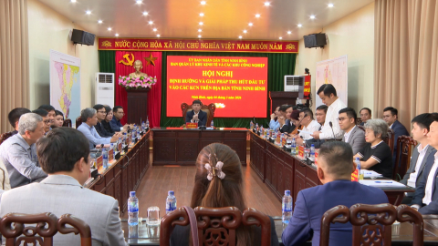 Định hướng v&agrave; giải ph&aacute;p thu h&uacute;t đầu tư v&agrave;o c&aacute;c khu c&ocirc;ng nghiệp tr&ecirc;n địa b&agrave;n tỉnh