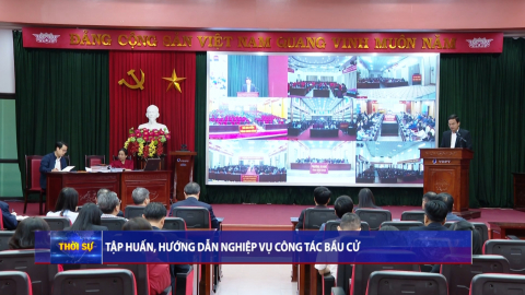 Tập huấn, hướng dẫn nghiệp vụ c&ocirc;ng t&aacute;c bầu cử