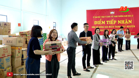 Ninh B&igrave;nh đo&agrave;n kết, sẻ chia với đồng b&agrave;o v&ugrave;ng lũ