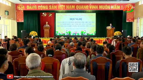 Tuy&ecirc;n truyền, vận động nh&acirc;n d&acirc;n thực hiện nếp sống văn minh