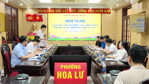Khảo s&aacute;t, đ&aacute;nh gi&aacute; kết quả triển khai phong tr&agrave;o  &ldquo;B&igrave;nh d&acirc;n học vụ số&rdquo;