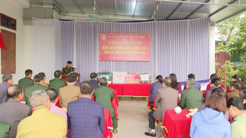 Kh&aacute;nh th&agrave;nh v&agrave; b&agrave;n giao nh&agrave; đại đo&agrave;n kết 