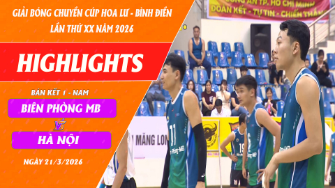  HIGHLIGHTS: BI&Ecirc;N PH&Ograve;NG MB vs H&Agrave; NỘI - B&Aacute;N KẾT 1 - NAM | Giải b&oacute;ng chuyền C&uacute;p Hoa Lư - B&igrave;nh Điền 2026
