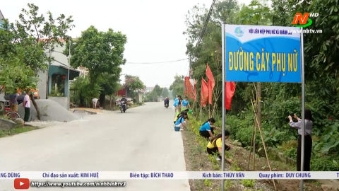 Phụ nữ Ninh B&igrave;nh x&acirc;y dựng m&ocirc; h&igrave;nh phụ nữ sống xanh