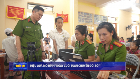 Hiệu quả m&ocirc; h&igrave;nh  " Ng&agrave;y cuối tuần chuyển đổi số "