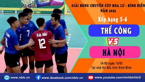 THỂ C&Ocirc;NG - H&Agrave; NỘI _ Trận xếp hạng 5-6