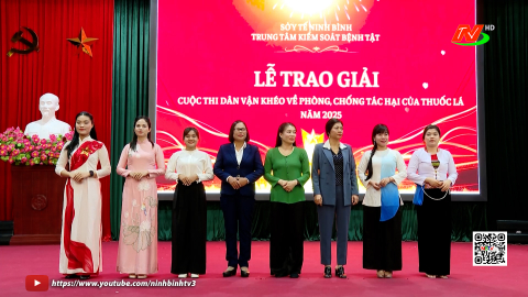 Ninh B&igrave;nh đẩy mạnh c&ocirc;ng t&aacute;c ph&ograve;ng, chống t&aacute;c hại của thuốc l&aacute; qua cuộc thi "d&acirc;n vận kh&eacute;o"