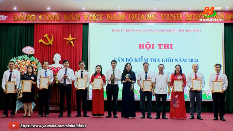 Hội thi c&aacute;n bộ kiểm tra giỏi năm 2024