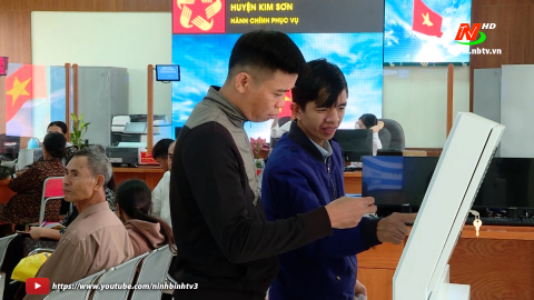 Kim Sơn tập trung x&acirc;y dựng ch&iacute;nh quyền điện tử, chuyển đổi số