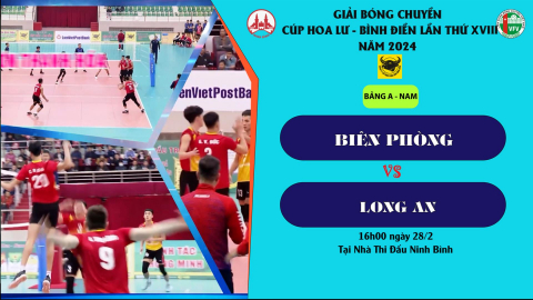 Long An Vs Bi&ecirc;n Ph&ograve;ng_Bảng A nam, Giải B&oacute;ng chuyền C&uacute;p Hoa Lư - B&igrave;nh Điền năm 2024