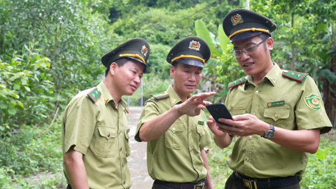 Số h&oacute;a trong c&ocirc;ng t&aacute;c bảo vệ rừng