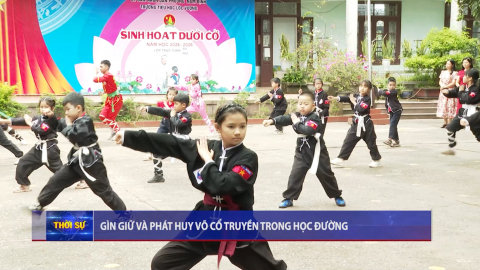 G&igrave;n giữ v&agrave; ph&aacute;t huy v&otilde; cổ truyền trong học đường