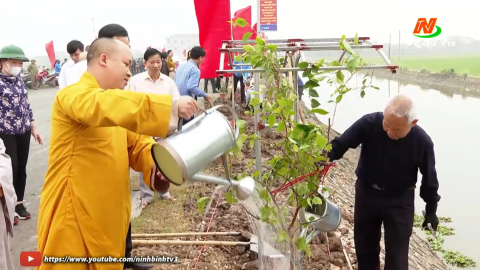 Kim Sơn x&acirc;y dựng m&ocirc; h&igrave;nh "C&ugrave;ng h&agrave;nh động v&igrave; m&ocirc;i trường xanh, sạch, đẹp"