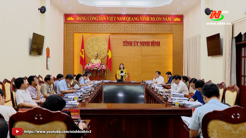 Hội nghị Ban thường vụ tỉnh ủy