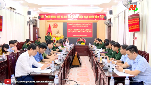 Qu&acirc;n khu 3 kiểm tra c&ocirc;ng t&aacute;c gi&aacute;o dục QP&AN tại Y&ecirc;n M&ocirc;, Y&ecirc;n Kh&aacute;nh