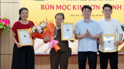 Kim Sơn x&acirc;y dựng chứng nhận nh&atilde;n hiệu sản phẩm