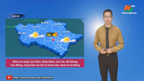 Dự b&aacute;o thời tiết đ&ecirc;m 03, ng&agrave;y 04/07/2023