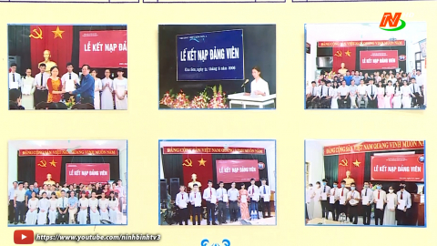 Kim Sơn quan t&acirc;m ph&aacute;t triển Đảng vi&ecirc;n l&agrave; học sinh