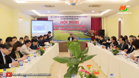 Giao ban c&ocirc;ng t&aacute;c x&acirc;y dựng n&ocirc;ng th&ocirc;n mới Qu&yacute; I 